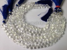 Crystal Quartz Faceted Onion Shape Beads